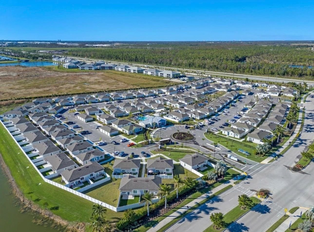 Aerial view of Villas of Gulf Coast — Fort Myers