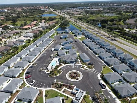 Aerial view of Villas of Venice — Venice, FL